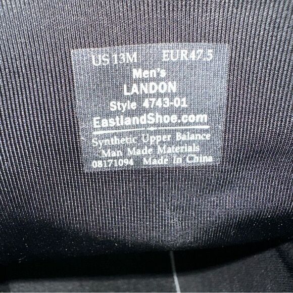 Eastland Shoes Mens 13 Black Landon Chukka Lace-Up Almond Toe Boots - Picture 2 of 12